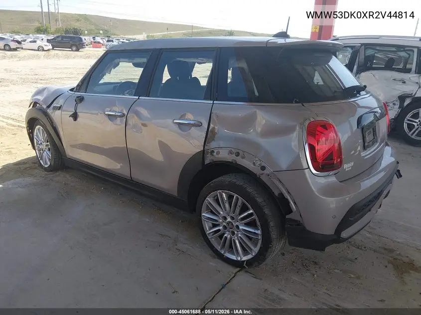 2024 Mini Hardtop Cooper S VIN: WMW53DK0XR2V44814 Lot: 45061688