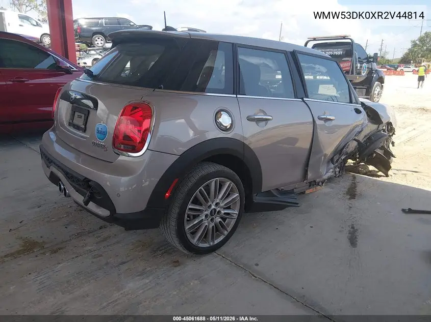 2024 Mini Hardtop Cooper S VIN: WMW53DK0XR2V44814 Lot: 45061688
