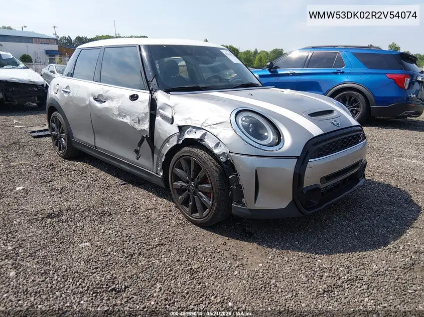 2024 Mini Hardtop Cooper S VIN: WMW53DK02R2V54074 Lot: 45169014
