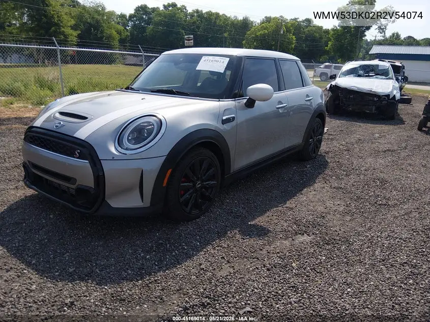 2024 Mini Hardtop Cooper S VIN: WMW53DK02R2V54074 Lot: 45169014