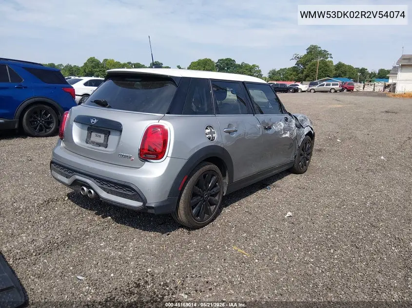 2024 Mini Hardtop Cooper S VIN: WMW53DK02R2V54074 Lot: 45169014
