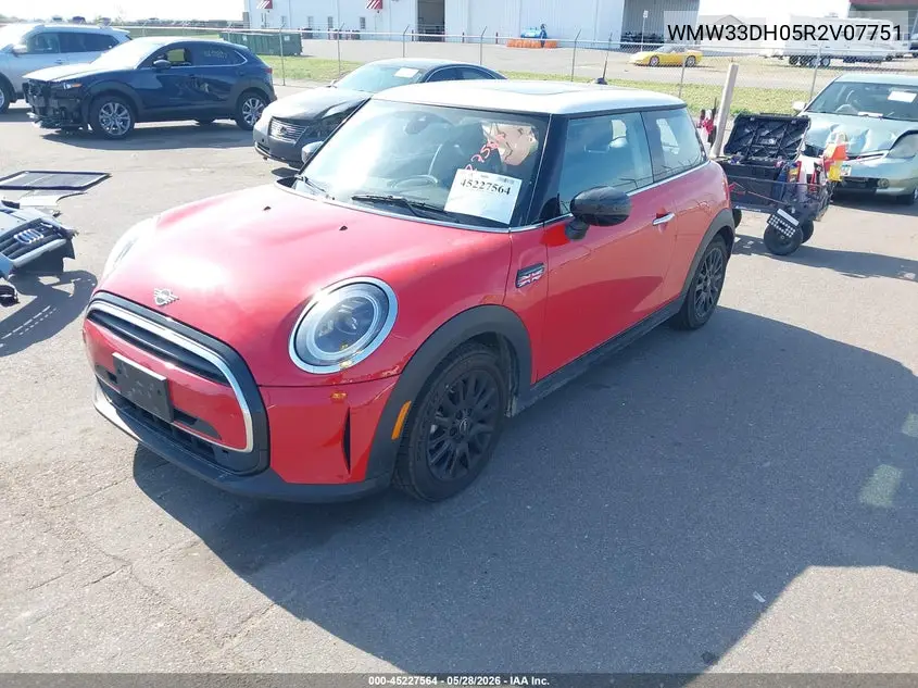 2024 Mini Hardtop Cooper VIN: WMW33DH05R2V07751 Lot: 45227564