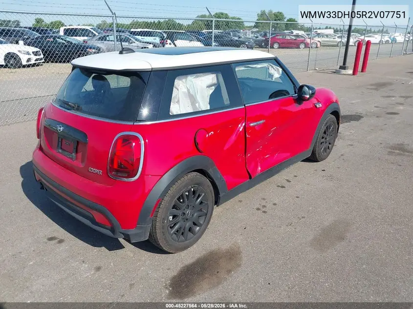 2024 Mini Hardtop Cooper VIN: WMW33DH05R2V07751 Lot: 45227564
