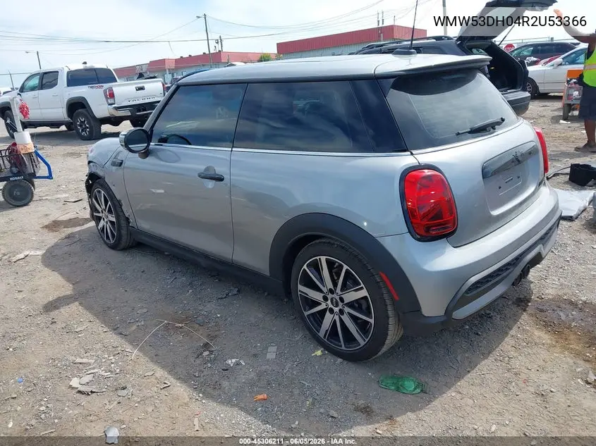 2024 Mini Hardtop Cooper S VIN: WMW53DH04R2U53366 Lot: 45306211