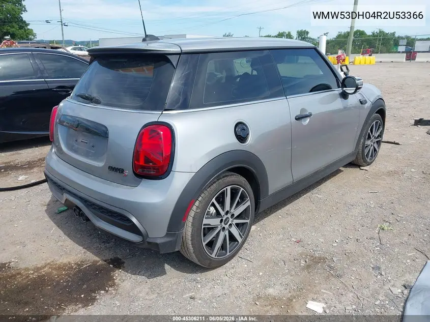 2024 Mini Hardtop Cooper S VIN: WMW53DH04R2U53366 Lot: 45306211