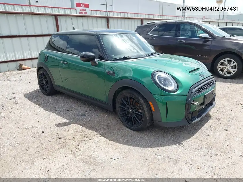 2024 Mini Hardtop Cooper S VIN: WMW53DH04R2U67431 Lot: 45419030