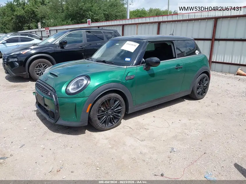 2024 Mini Hardtop Cooper S VIN: WMW53DH04R2U67431 Lot: 45419030