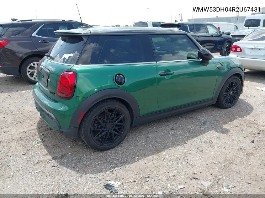 2024 Mini Hardtop Cooper S VIN: WMW53DH04R2U67431 Lot: 45419030