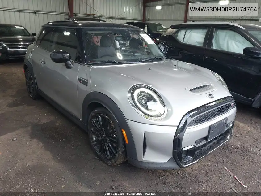 2024 Mini Hardtop Cooper S VIN: WMW53DH00R2U74764 Lot: 45453495