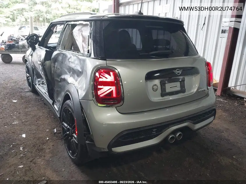 2024 Mini Hardtop Cooper S VIN: WMW53DH00R2U74764 Lot: 45453495