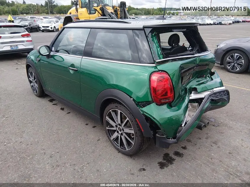 2024 Mini Hardtop Cooper S VIN: WMW53DH08R2V07915 Lot: 45493676