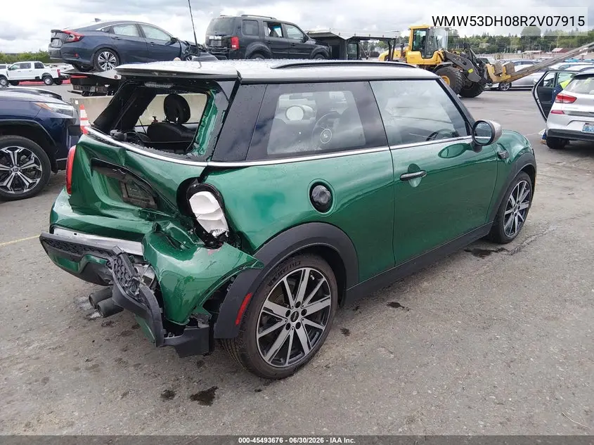 2024 Mini Hardtop Cooper S VIN: WMW53DH08R2V07915 Lot: 45493676