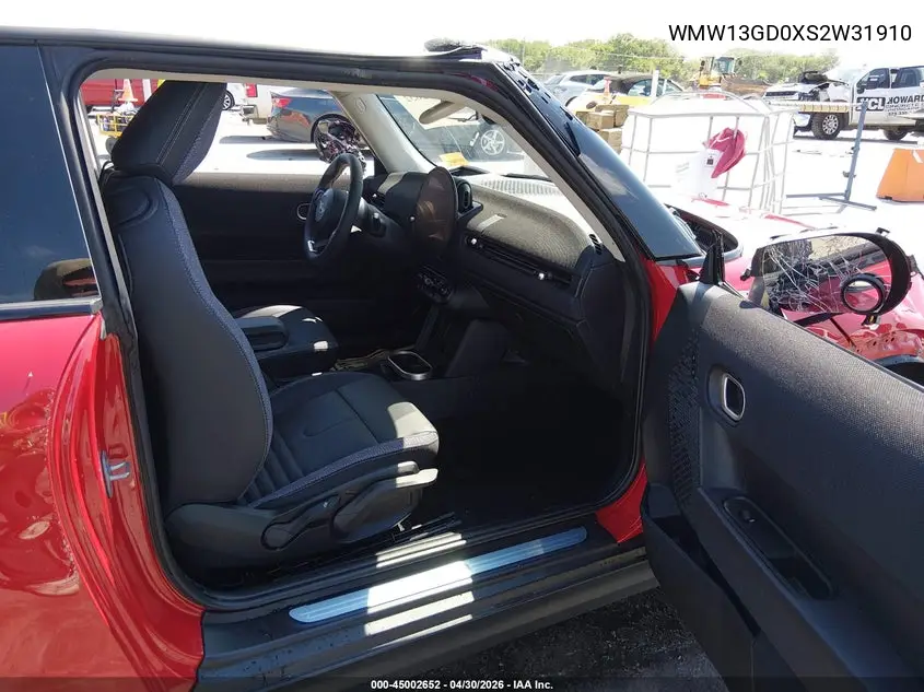 2025 Mini Hardtop Cooper VIN: WMW13GD0XS2W31910 Lot: 45002652