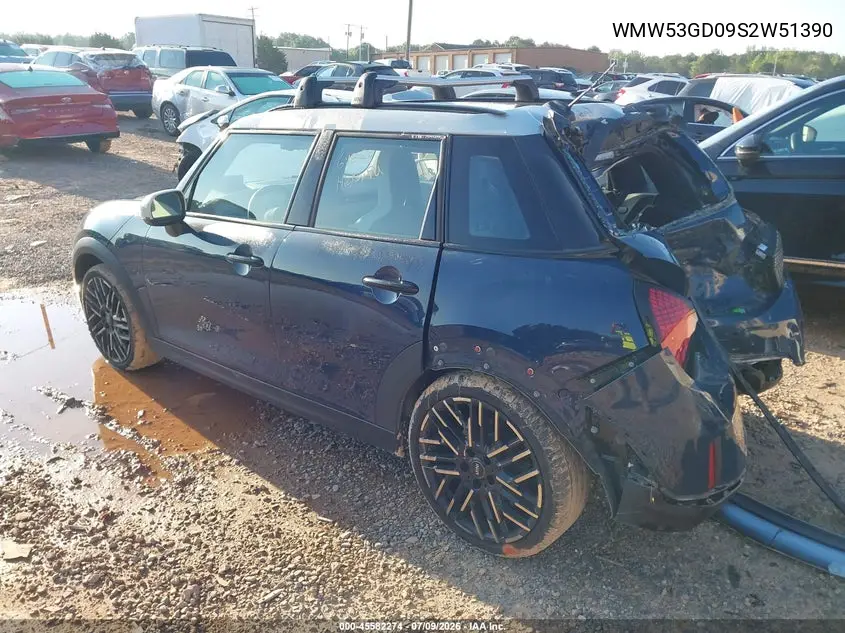 2025 Mini Hardtop Cooper S VIN: WMW53GD09S2W51390 Lot: 45582274