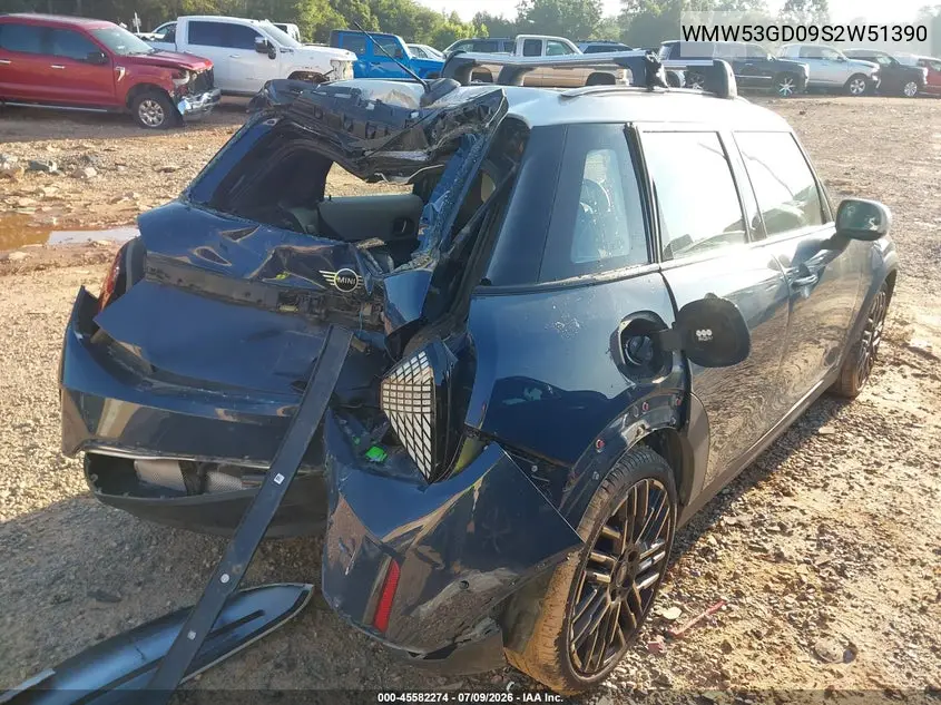 2025 Mini Hardtop Cooper S VIN: WMW53GD09S2W51390 Lot: 45582274