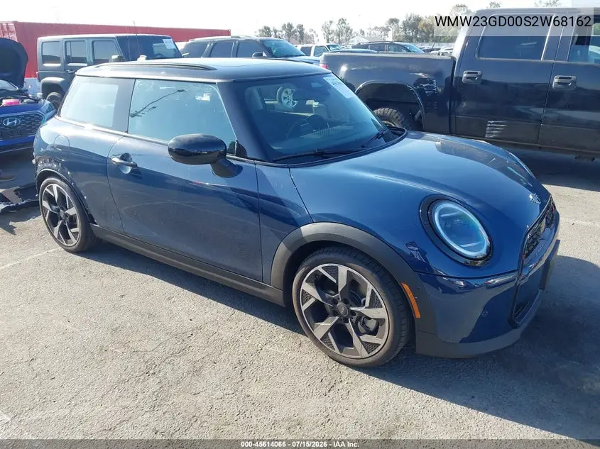 2025 Mini Hardtop Cooper S VIN: WMW23GD00S2W68162 Lot: 45614066