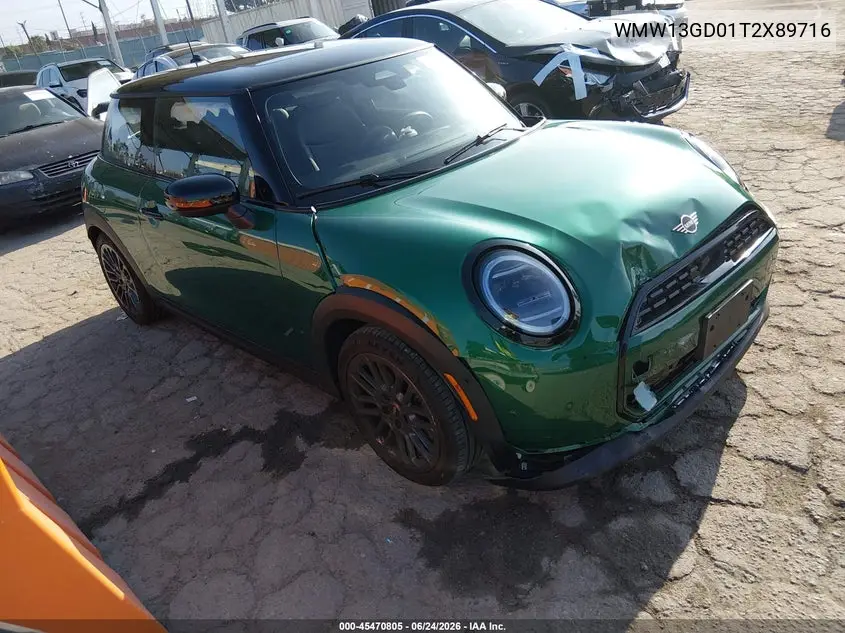 2026 Mini Hardtop Cooper VIN: WMW13GD01T2X89716 Lot: 45470805