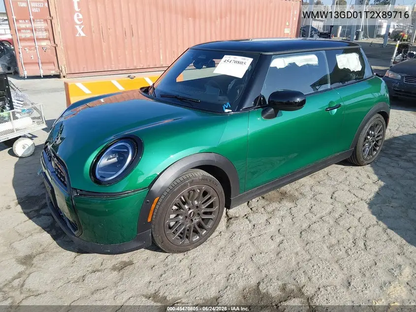 2026 Mini Hardtop Cooper VIN: WMW13GD01T2X89716 Lot: 45470805