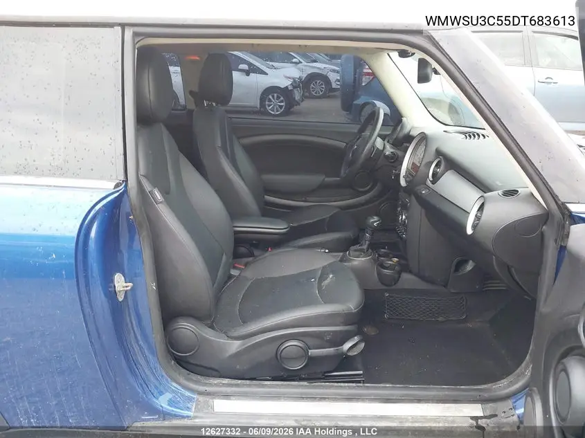 2013 Mini Hatch Cooper VIN: WMWSU3C55DT683613 Lot: 12627332