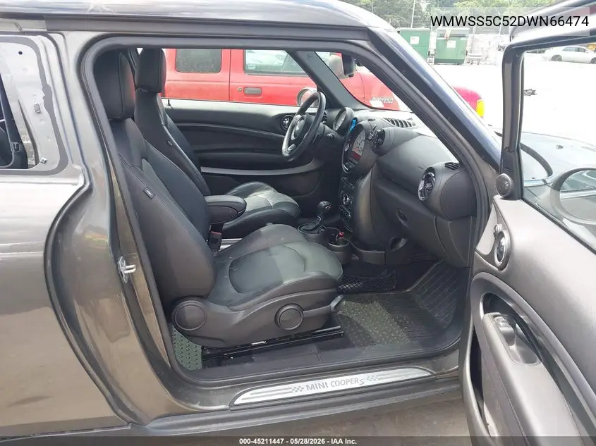 2013 Mini Paceman Cooper S VIN: WMWSS5C52DWN66474 Lot: 45211447