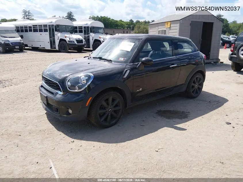 2013 Mini Paceman Cooper S VIN: WMWSS7C54DWN52037 Lot: 45361108