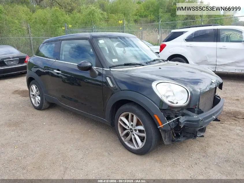 2014 Mini Paceman Cooper S VIN: WMWSS5C53EWN66999 Lot: 41510858