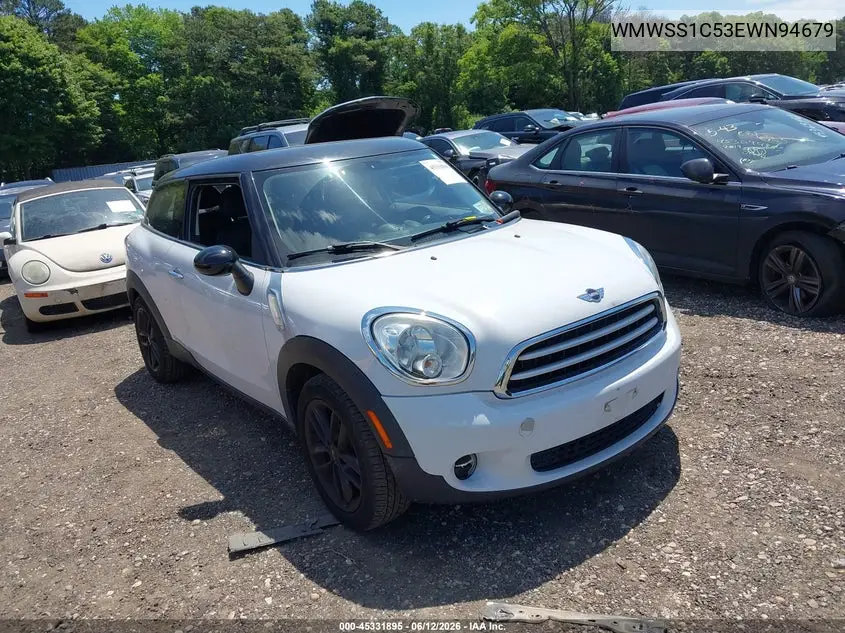 2014 Mini Paceman Cooper VIN: WMWSS1C53EWN94679 Lot: 45331895