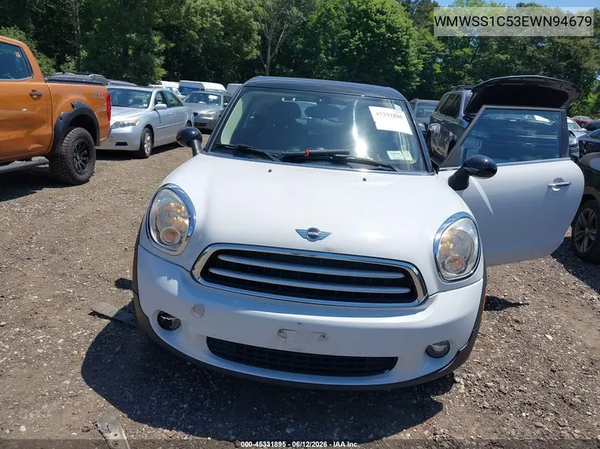 2014 Mini Paceman Cooper VIN: WMWSS1C53EWN94679 Lot: 45331895