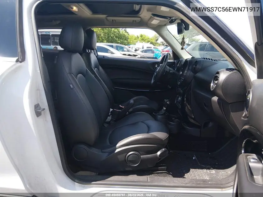 2014 Mini Paceman Cooper S VIN: WMWSS7C56EWN71917 Lot: 45450761