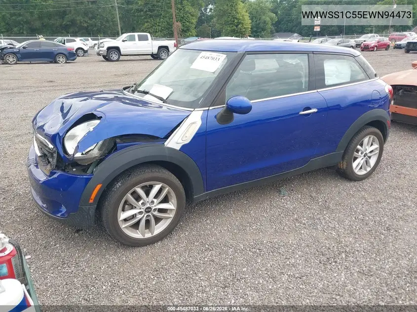2014 Mini Paceman Cooper VIN: WMWSS1C55EWN94473 Lot: 45487033