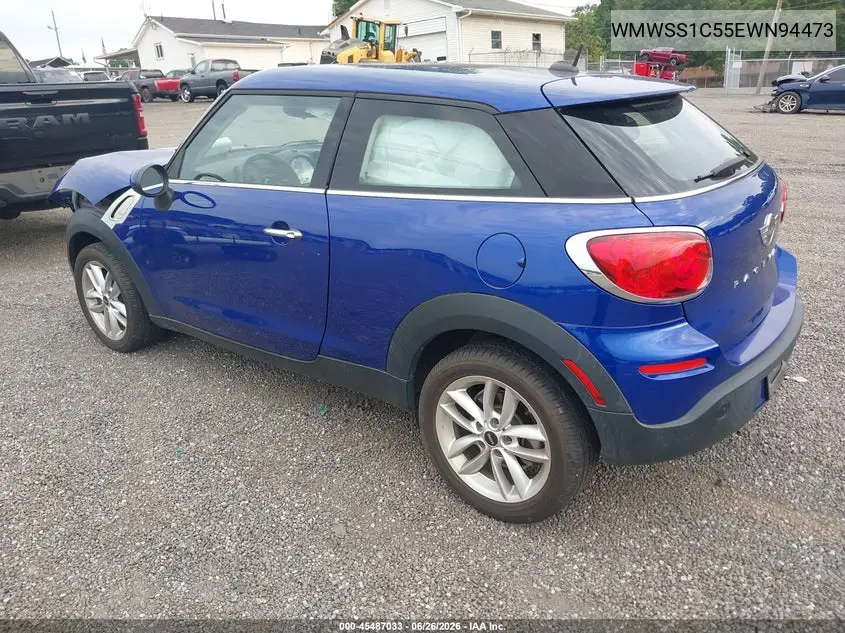 2014 Mini Paceman Cooper VIN: WMWSS1C55EWN94473 Lot: 45487033