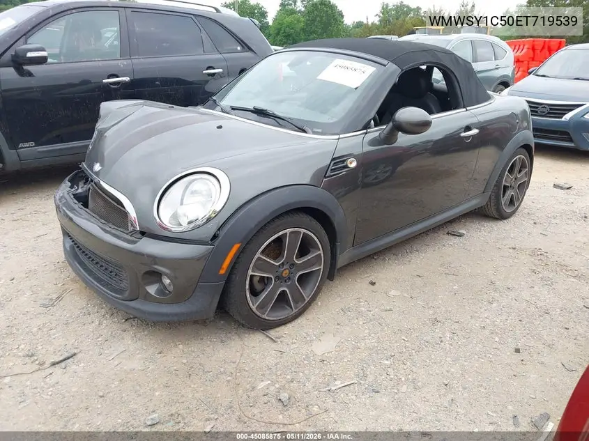 2014 Mini Roadster Cooper VIN: WMWSY1C50ET719539 Lot: 45085875