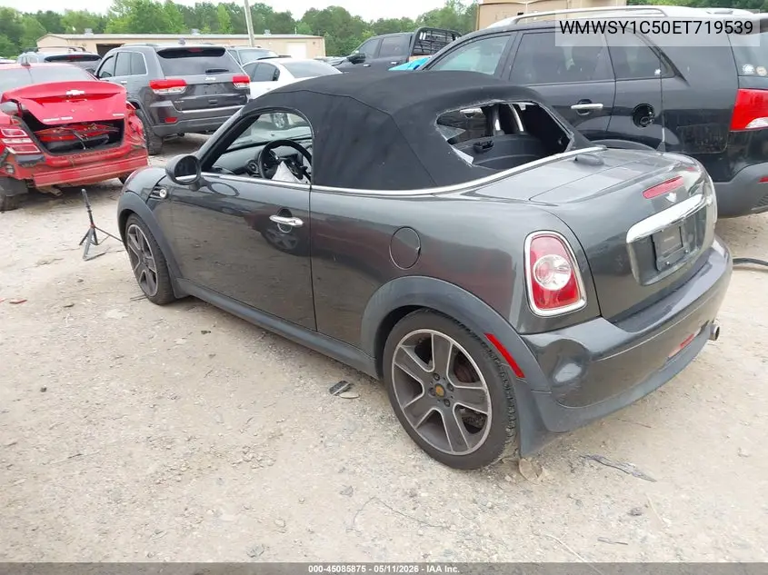 2014 Mini Roadster Cooper VIN: WMWSY1C50ET719539 Lot: 45085875