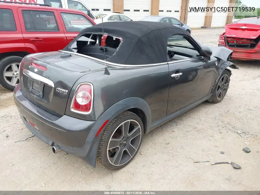 2014 Mini Roadster Cooper VIN: WMWSY1C50ET719539 Lot: 45085875