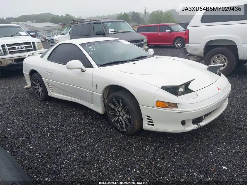1991 Mitsubishi 3000 Gt Sl VIN: JA3XD64B5MY029436 Lot: 45202447