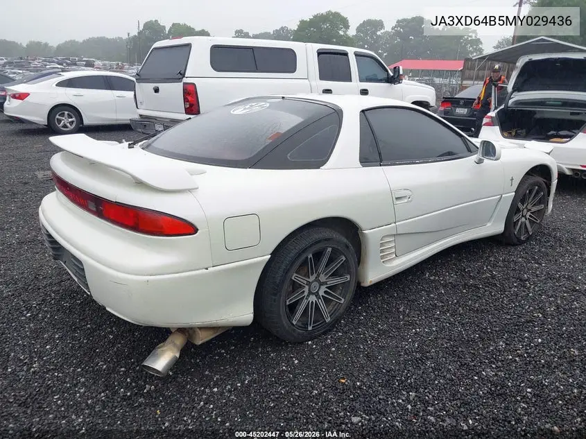 1991 Mitsubishi 3000 Gt Sl VIN: JA3XD64B5MY029436 Lot: 45202447