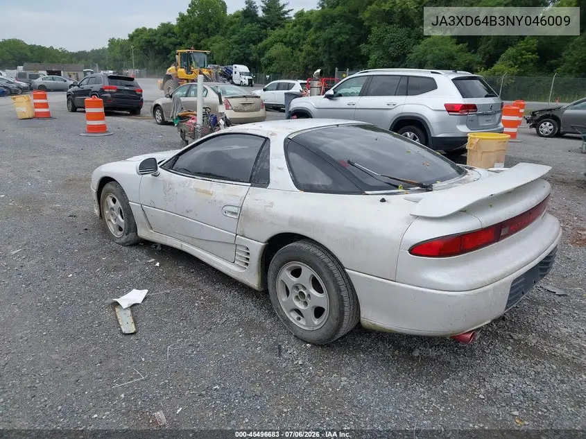 1992 Mitsubishi 3000 Gt Sl VIN: JA3XD64B3NY046009 Lot: 45496683