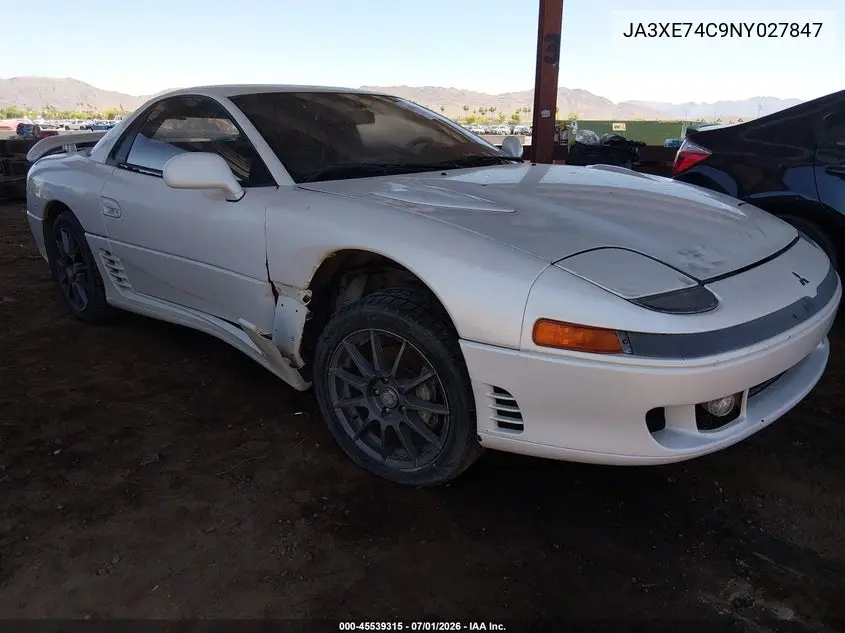 1992 Mitsubishi 3000 Gt Vr4 VIN: JA3XE74C9NY027847 Lot: 45539315