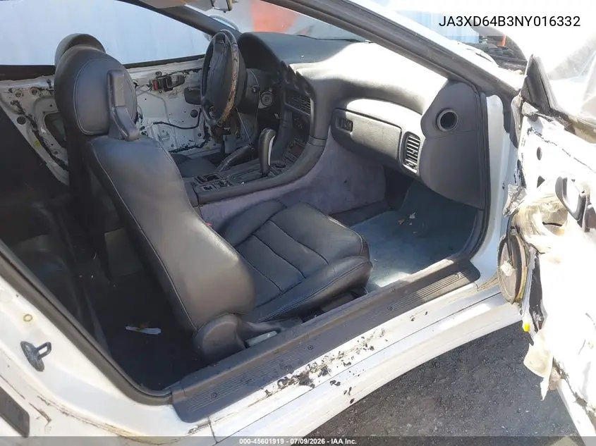 1992 Mitsubishi 3000 Gt Sl VIN: JA3XD64B3NY016332 Lot: 45601919