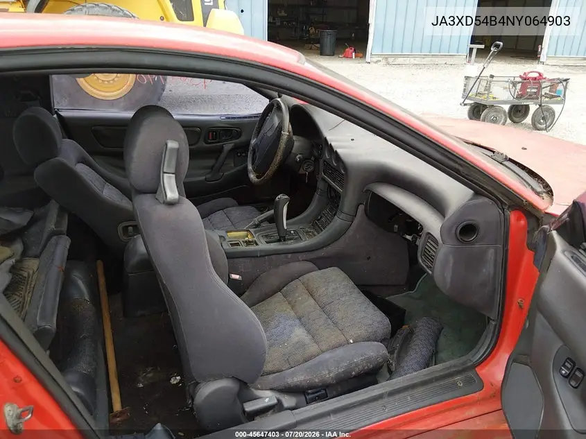1992 Mitsubishi 3000 Gt VIN: JA3XD54B4NY064903 Lot: 45647403