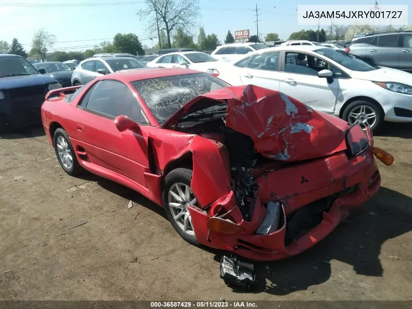 1994 Mitsubishi 3000 Gt VIN: JA3AM54JXRY001727 Lot: 36587429