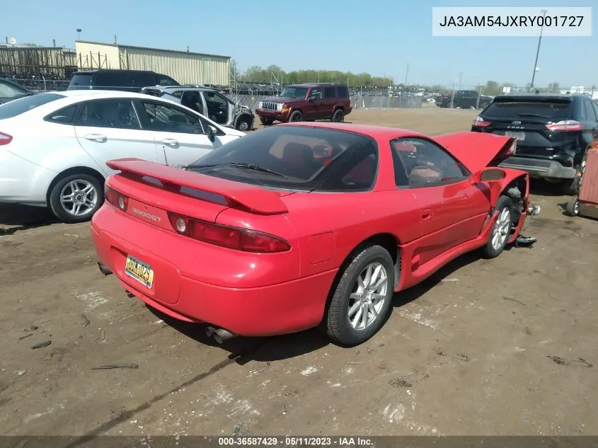 1994 Mitsubishi 3000 Gt VIN: JA3AM54JXRY001727 Lot: 36587429