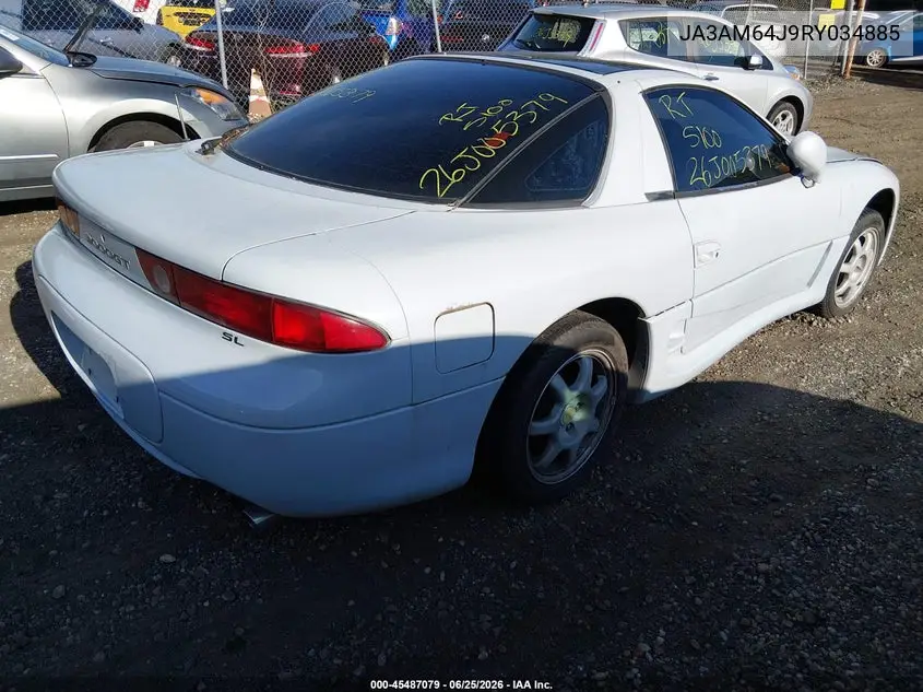 1994 Mitsubishi 3000 Gt Sl VIN: JA3AM64J9RY034885 Lot: 45487079
