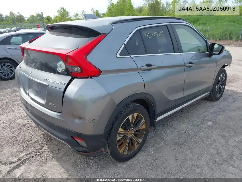 2018 Mitsubishi Eclipse Cross Sel VIN: JA4AT5AA8JZ050913 Lot: 45137641