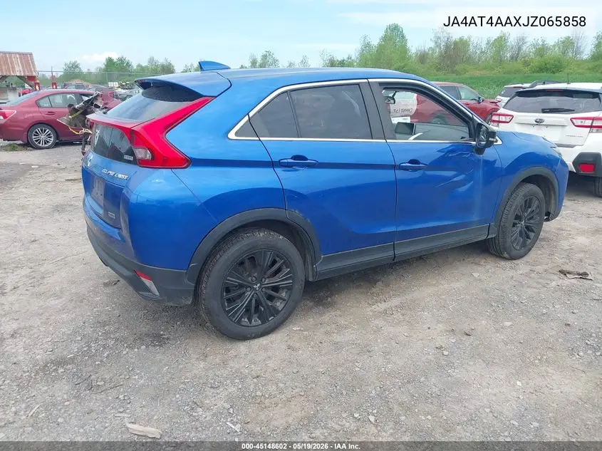 2018 Mitsubishi Eclipse Cross Le VIN: JA4AT4AAXJZ065858 Lot: 45148602