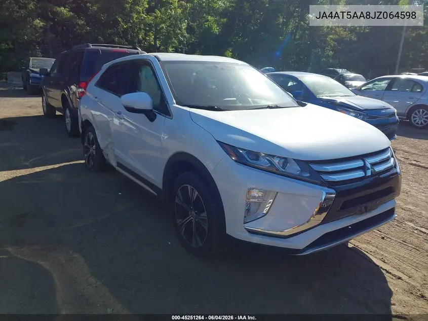 2018 Mitsubishi Eclipse Cross Se VIN: JA4AT5AA8JZ064598 Lot: 45251264
