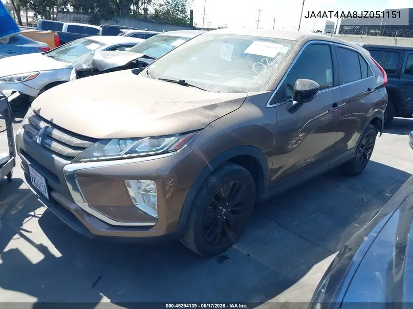 2018 Mitsubishi Eclipse Cross Le VIN: JA4AT4AA8JZ051151 Lot: 45294139