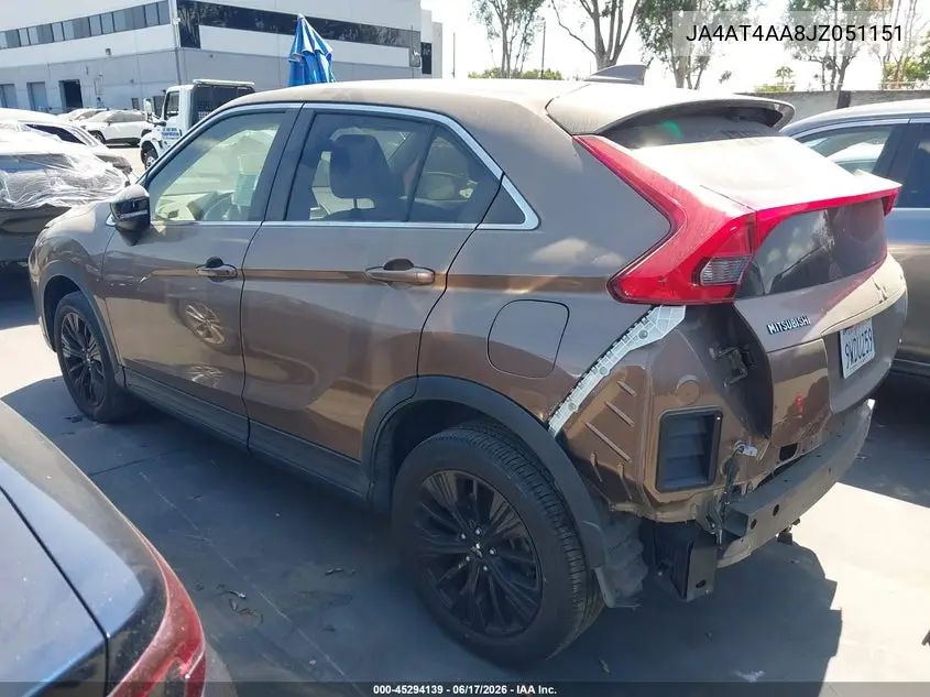 2018 Mitsubishi Eclipse Cross Le VIN: JA4AT4AA8JZ051151 Lot: 45294139
