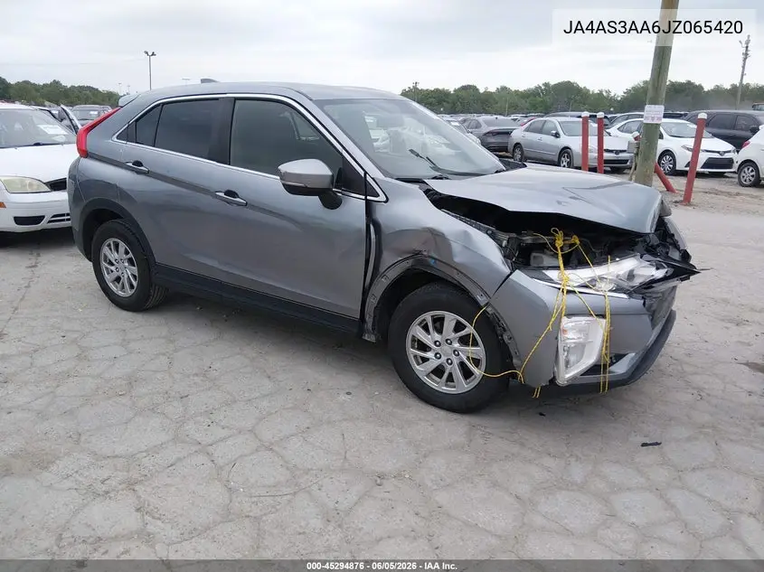 2018 Mitsubishi Eclipse Cross Es VIN: JA4AS3AA6JZ065420 Lot: 45294876