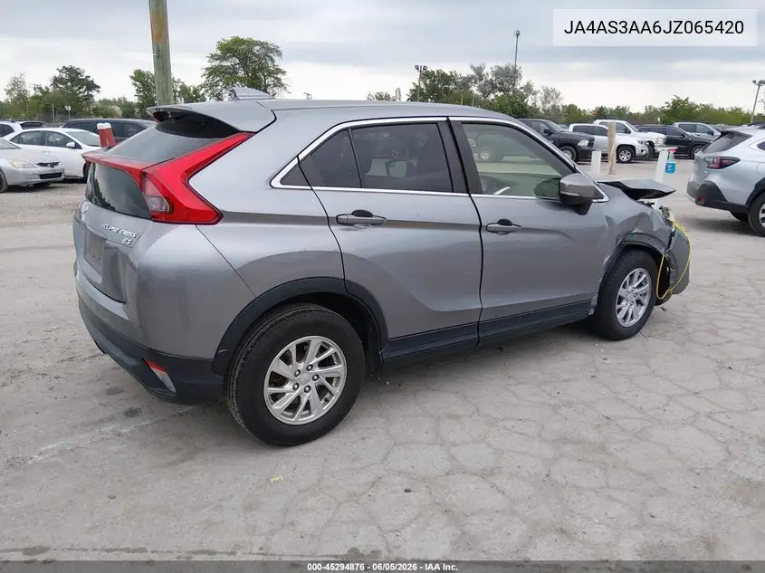 2018 Mitsubishi Eclipse Cross Es VIN: JA4AS3AA6JZ065420 Lot: 45294876